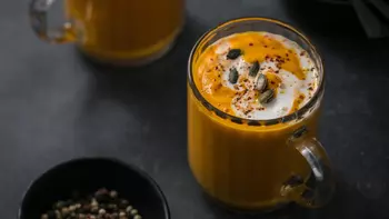 Les recettes Sacré français - Halloween - Dessert - Curry de potiron épicé