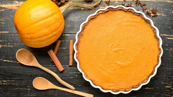 Les recettes Sacré français - Halloween - Dessert - Gâteau à la citrouille et épices